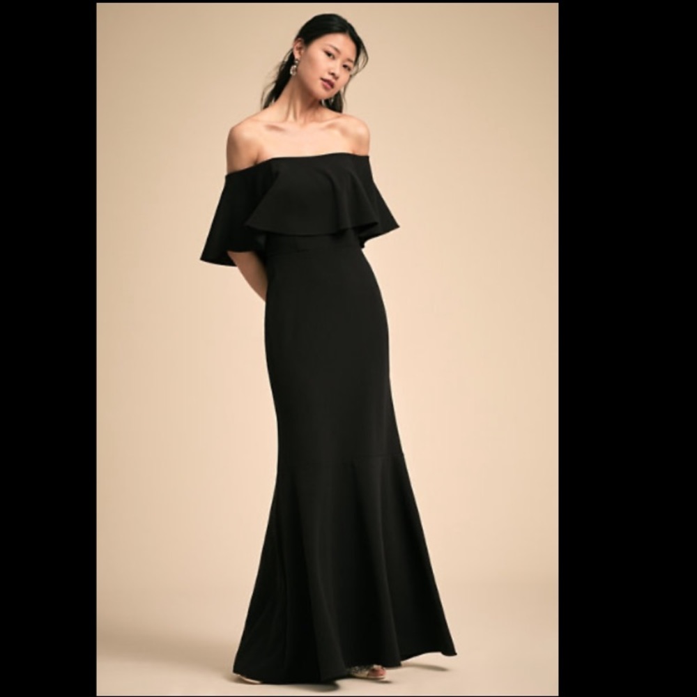 Bhldn Off-the-Shoulder Dara Gown EUC